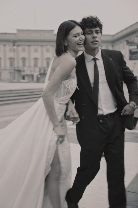 Elegant couple laughing – Luxury Wedding Photography Dubai